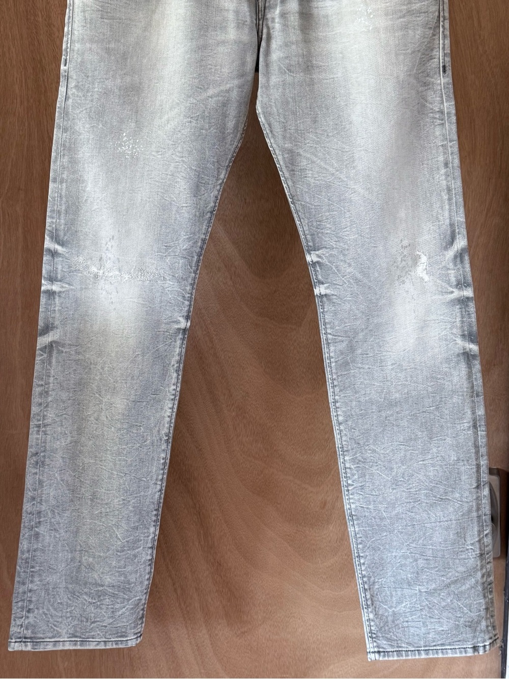 Diesel Buster Slim Tapered Jeans R99J6 Grey Stretch Men's W33 L32 NWT - Picture 9 of 16